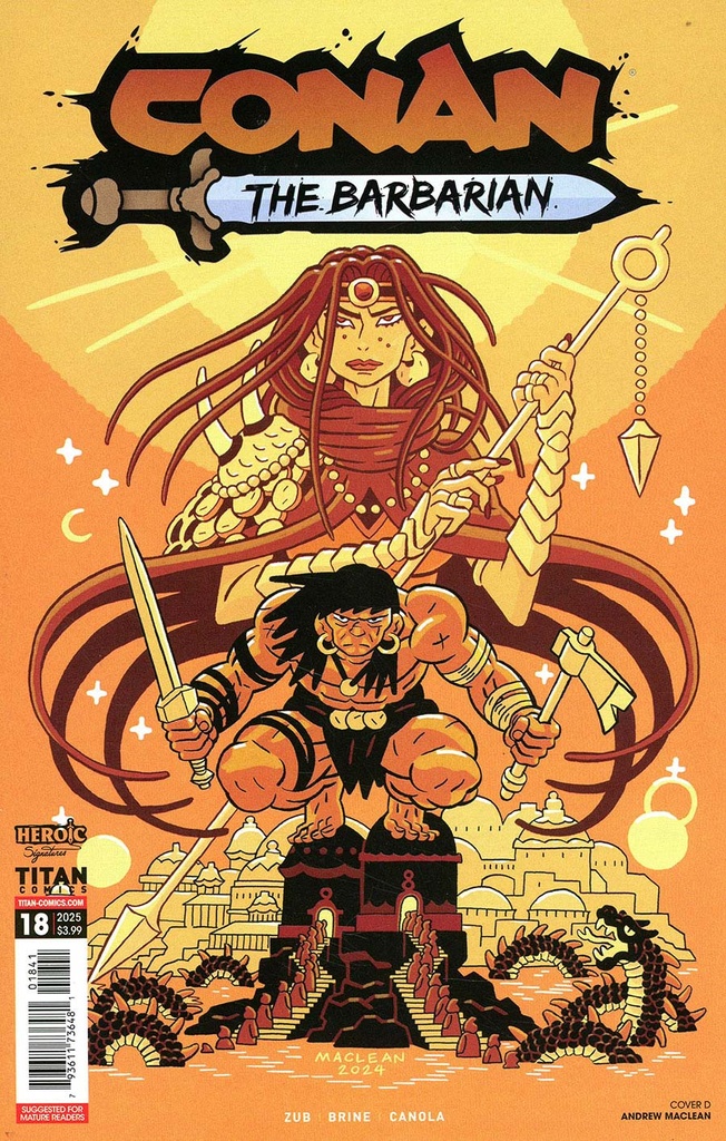 Conan the Barbarian #18 (Cover D Andrew McClean)