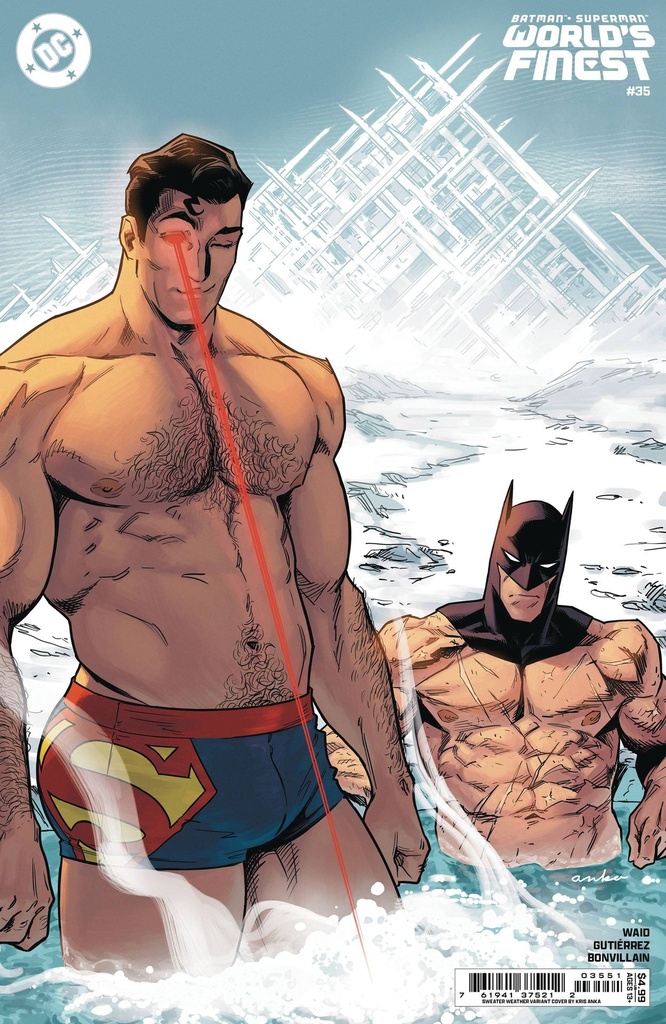 Batman/Superman: Worlds Finest #35 (Cover D Kris Anka Sweater Weather Card Stock Variant)