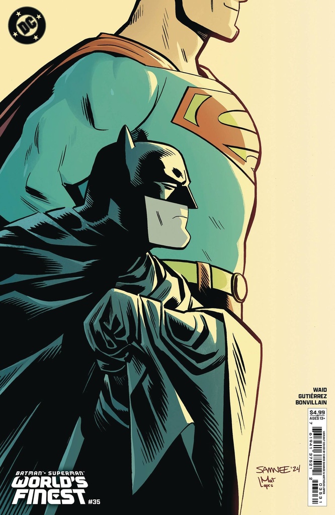 Batman/Superman: Worlds Finest #35 (Cover C Chris Samnee Card Stock Variant)