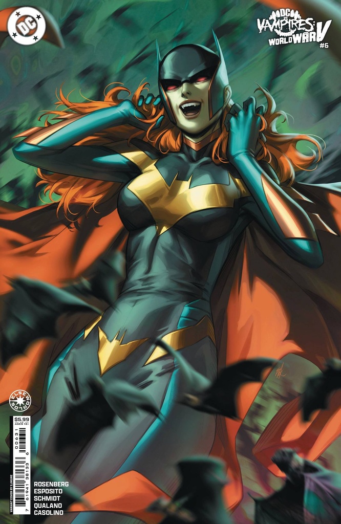 DC vs. Vampires: World War V #6 of 12 (Cover C Ejikure Card Stock Variant)