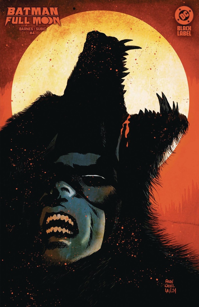 Batman: Full Moon #4 of 4 (Cover B Francesco Francavilla Card Stock Variant)