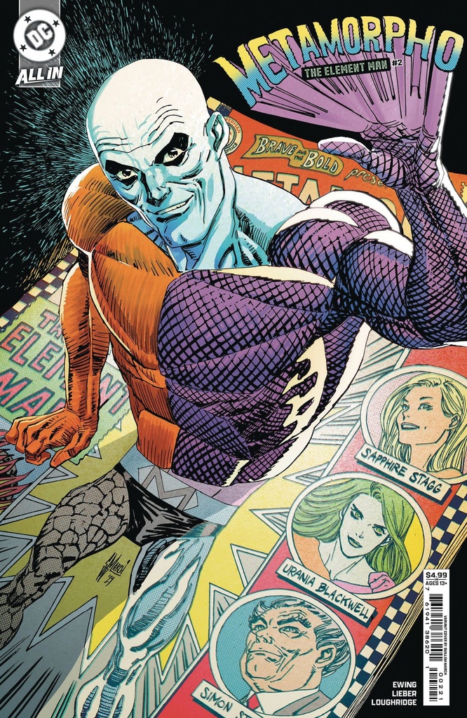 Metamorpho: The Element Man #2 (Cover B Guillem March Card Stock Variant)
