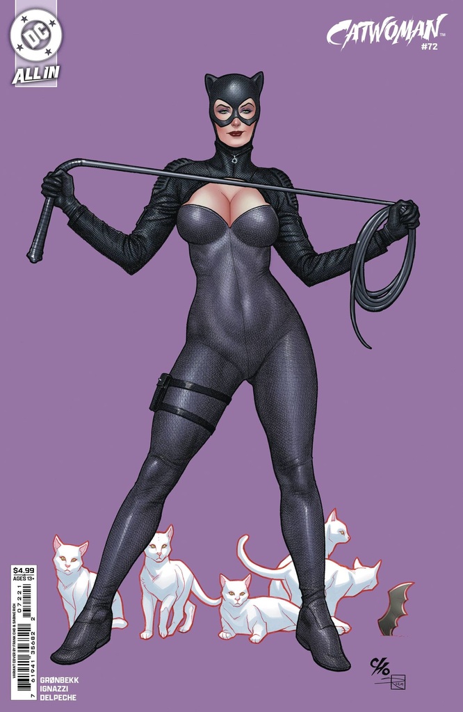 Catwoman #72 (Cover B Frank Cho Card Stock Variant)