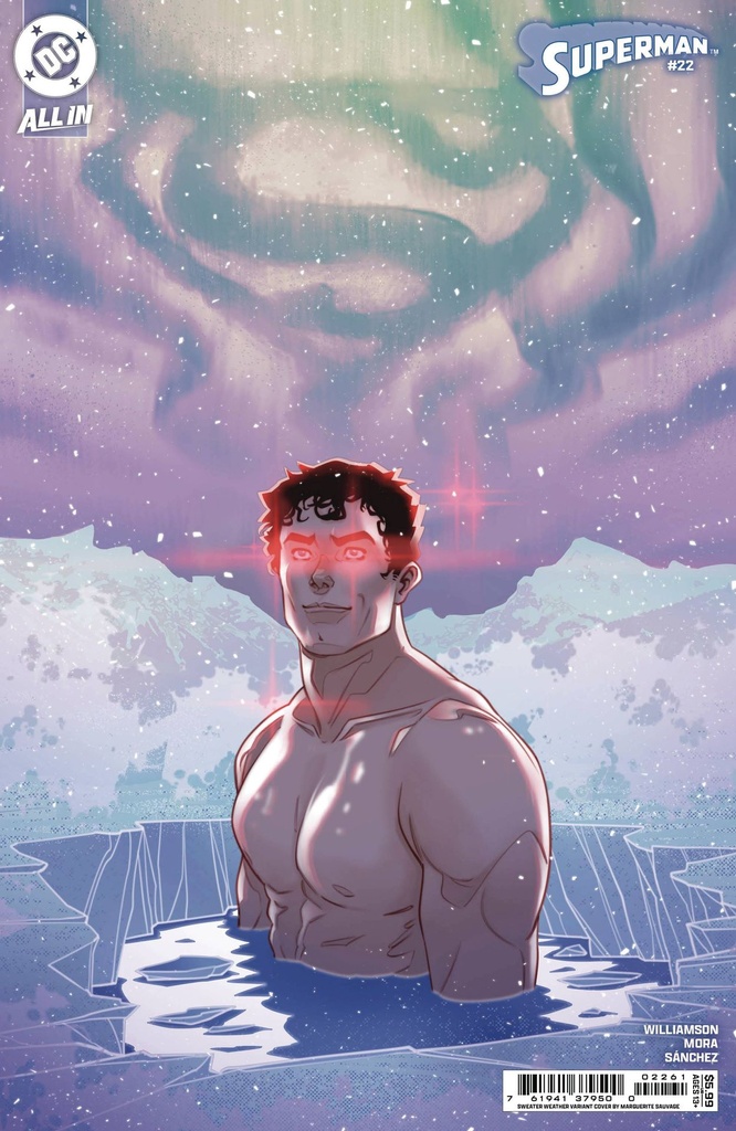 Superman #22 (Cover E Marguerite Sauvage Sweater Weather Card Stock Variant)
