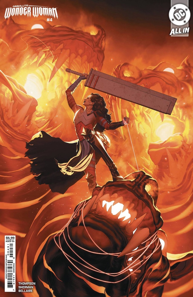 Absolute Wonder Woman #4 (Cover C Mattia De Iulis Card Stock Variant)