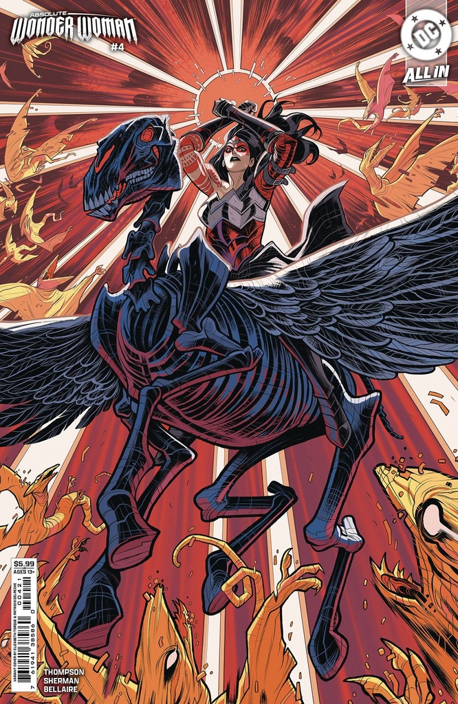 Absolute Wonder Woman #4 (Cover B Elizabeth Torque Card Stock Variant)