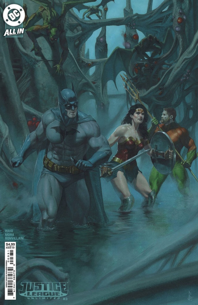 Justice League Unlimited #3 (Cover D Riccardo Federici Card Stock Variant)