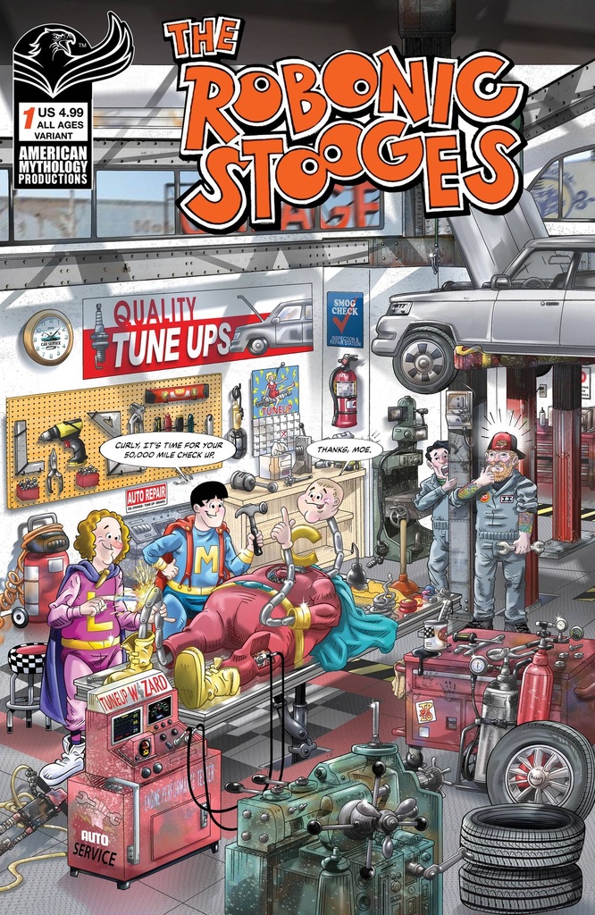 The Robonic Stooges #1 (Return Cover B Jorge Pacheco)