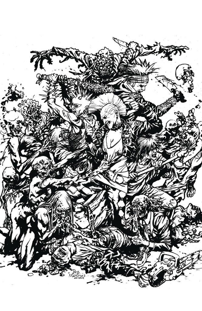 Return of the Living Dead #1 (Cover E Roy Alan Martinez B&W Limited Variant)