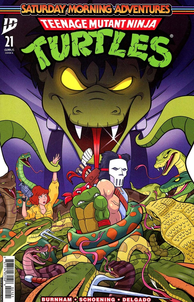 TMNT: Saturday Morning Adventures Continued #21 (Cover B Brendan Pearce)
