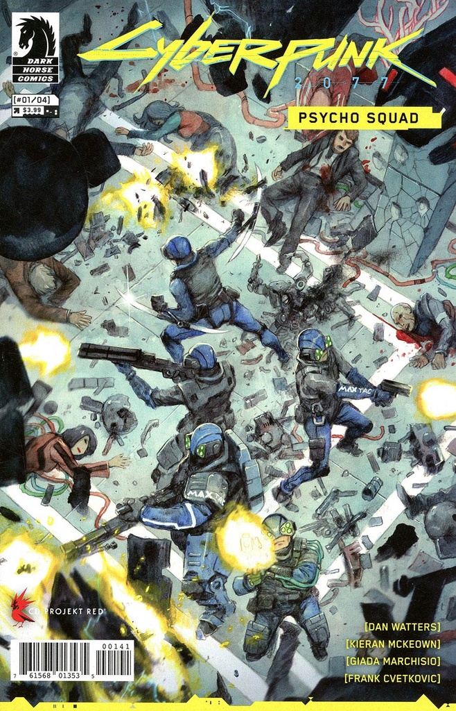 Cyberpunk 2077: Psycho Squad #1 (Cover D Niko Henrichon)