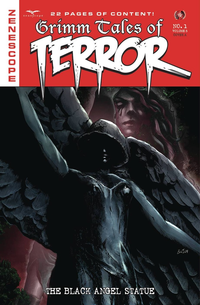 Grimm Tales of Terror Vol. 5 #1 (The Black Angel Statue Cover A Eric J)
