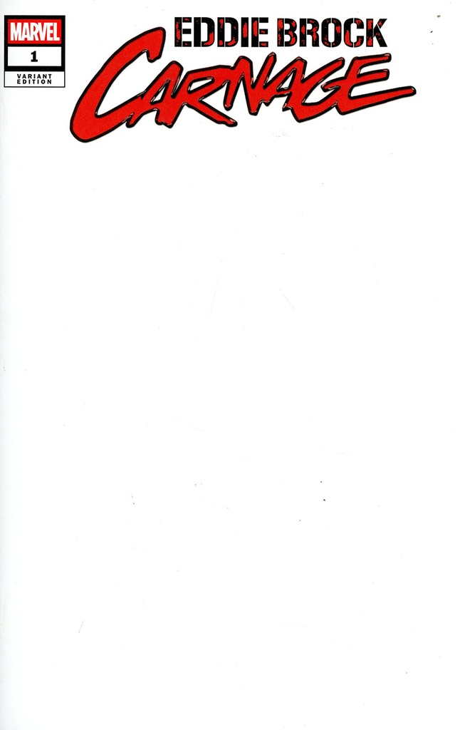 Eddie Brock: Carnage #1 (Blank Variant)
