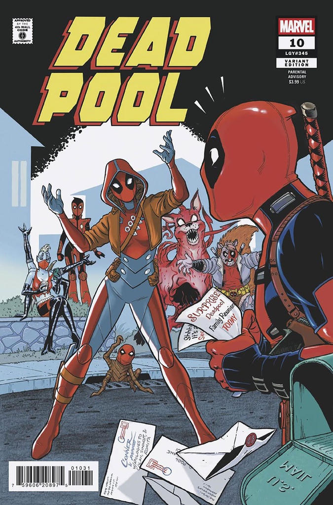 Deadpool #10 (Amanda Conner Homage Variant)