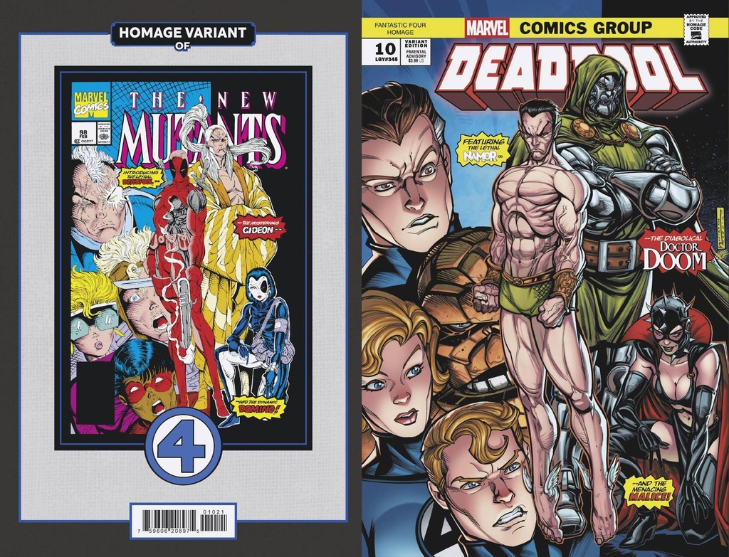 Deadpool #10 (Chad Hardin Fantastic Four Homage Variant)