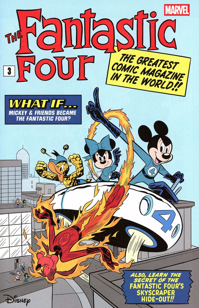 Fantastic Four #28 (Francesco D'Ippolito Disney Fantastic Four Homage Variant)