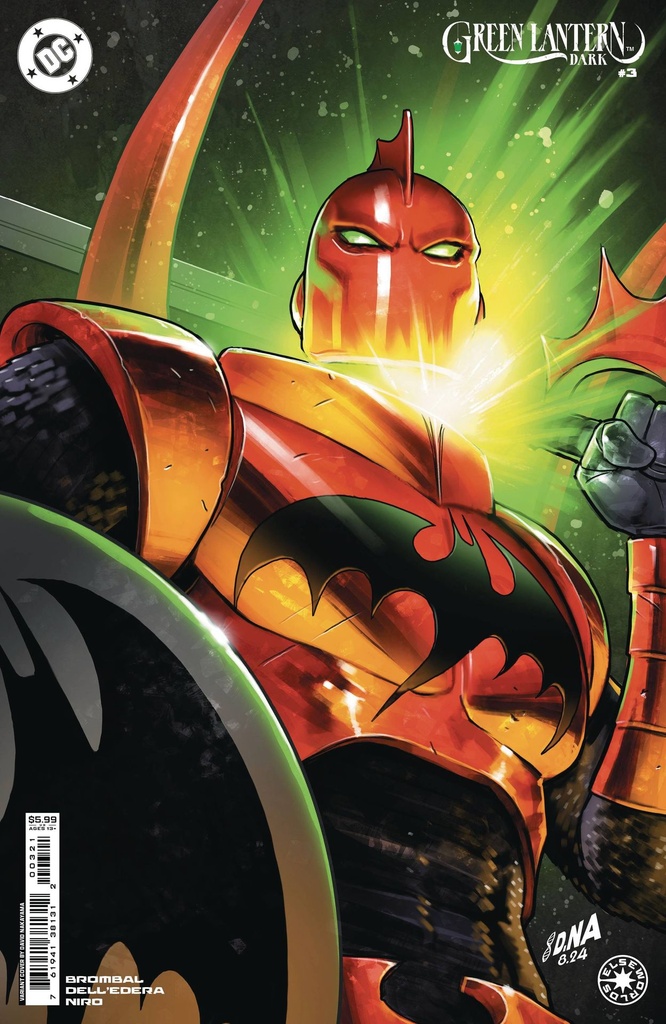 Green Lantern Dark #3 of 7 (Cover B David Nakayama Card Stock Variant)