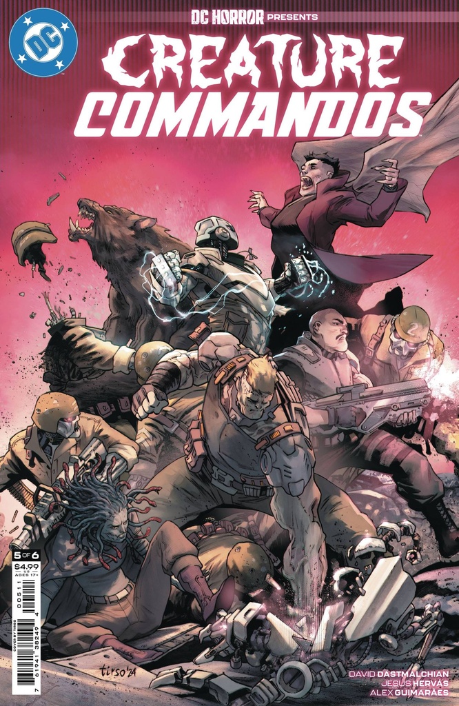 DC Horror Presents: Creature Commandos #5 of 6 (Cover A Tirso Cover)