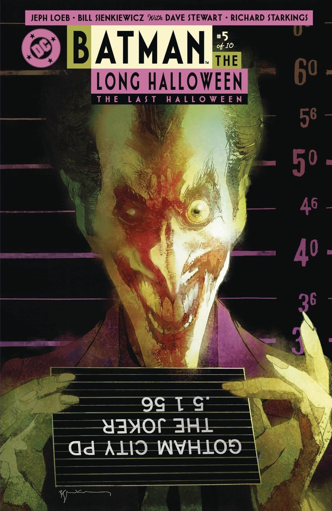 Batman: The Long Halloween - The Last Halloween #5 of 10 (Cover B Bill Sienkiewicz Card Stock Variant)