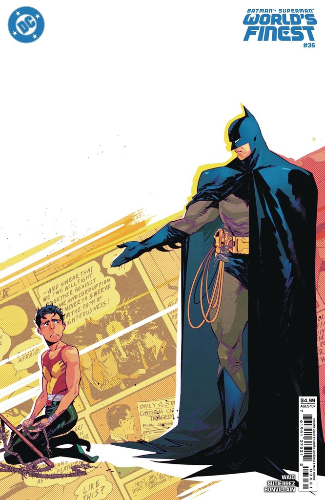 Batman/Superman: Worlds Finest #36 (Cover C Adrian Gutierrez Card Stock Variant)