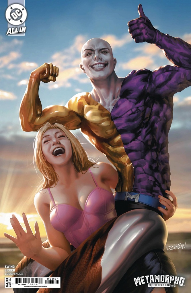 Metamorpho: The Element Man #3 (Cover B Derrick Chew Card Stock Variant)