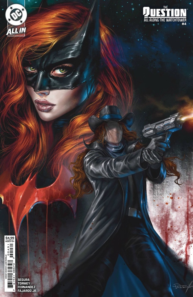 The Question: All Along the Watchtower #4 of 6 (Cover C Lucio Parrillo Card Stock Variant)