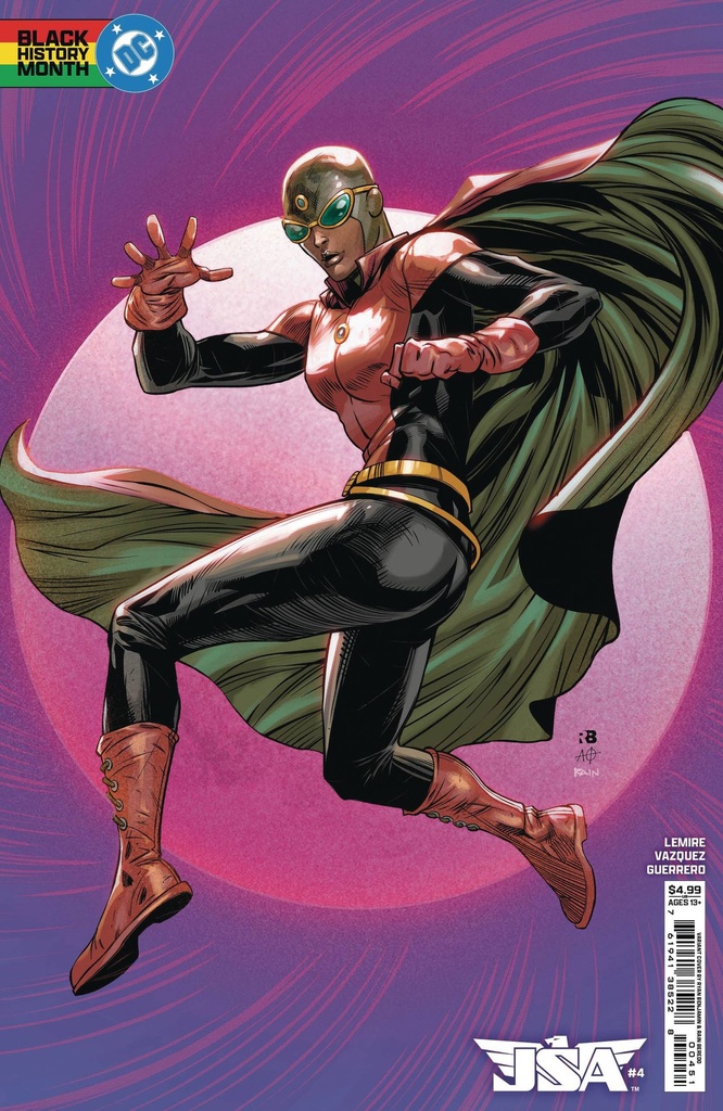 JSA #4 (Cover D Ryan Benjamin Black History Month Card Stock Variant)