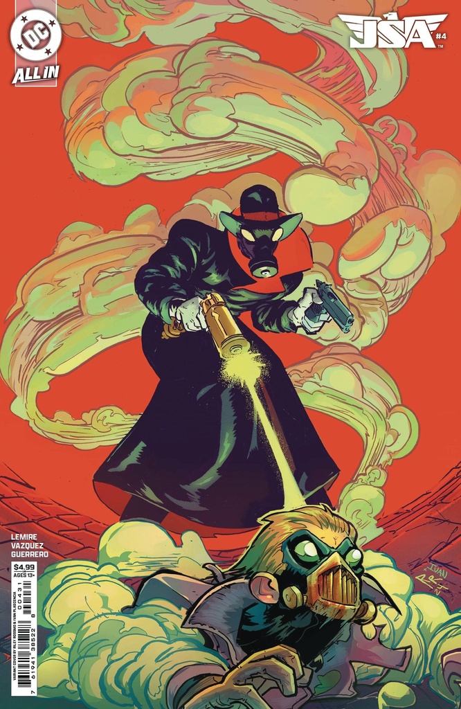 JSA #4 (Cover C Riley Rossmo Card Stock Variant)
