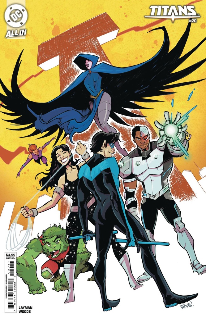 Titans #20 (Cover C Rob Guillory Card Stock Variant)
