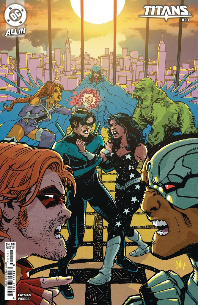 Titans #20 (Cover B Cully Hamner Card Stock Variant)
