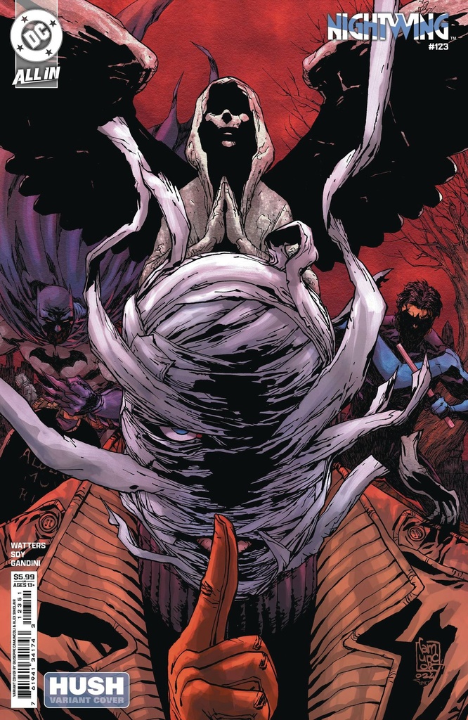 Nightwing #123 (Cover D Giuseppe Camuncoli Hush Card Stock Variant)