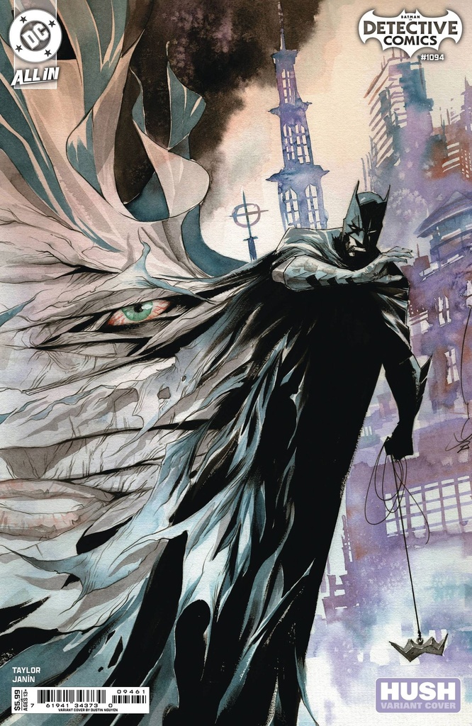 Detective Comics #1094 (Cover E Dustin Nguyen Hush Card Stock Variant)