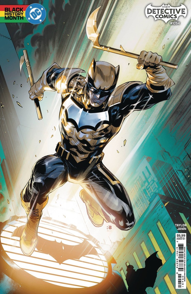 Detective Comics #1094 (Cover D Ryan Benjamin Black History Month Card Stock Variant)