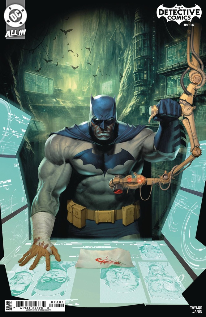 Detective Comics #1094 (Cover C Ariel Olivetti Card Stock Variant)