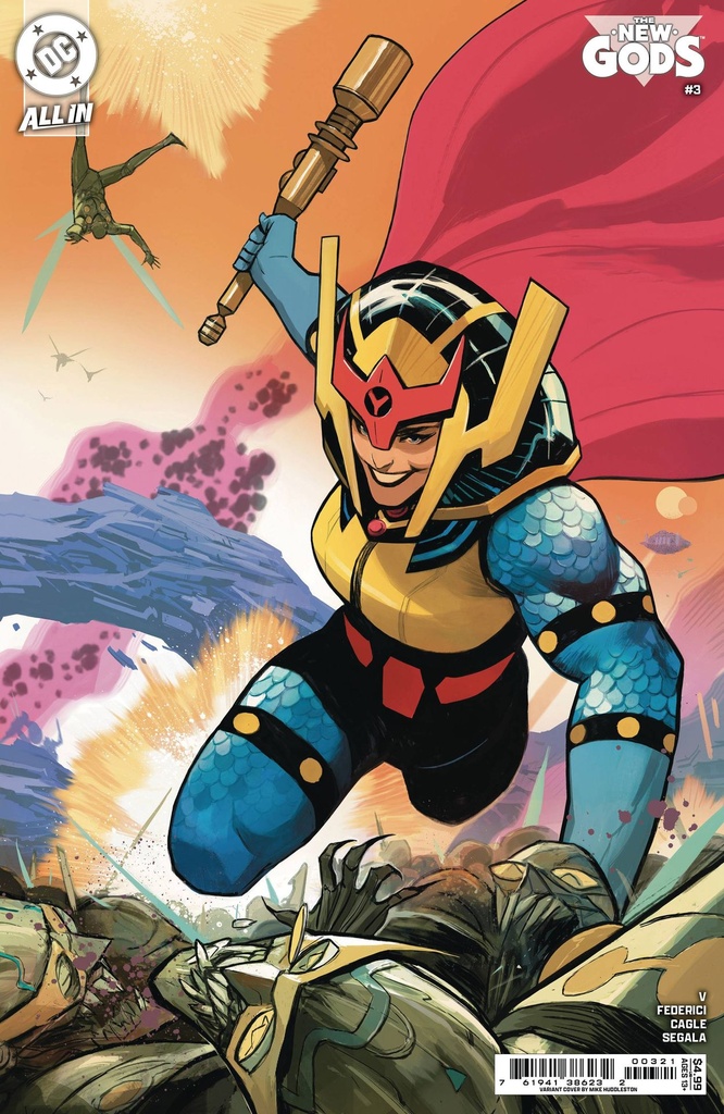 New Gods #3 of 12 (Cover B Mike Huddleston Card Stock Variant)