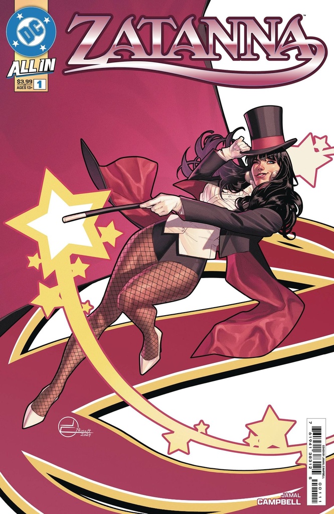 Zatanna #1 of 6 (Cover A Jamal Campbell)