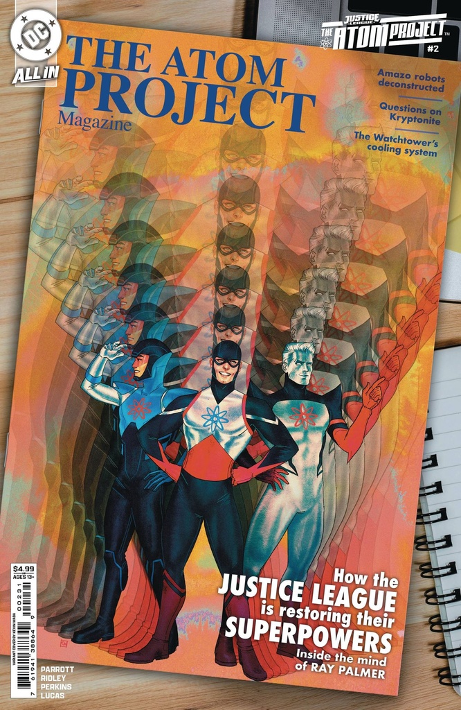 Justice League: The Atom Project #2 of 6 (Cover C Kevin Wada Card Stock Variant)
