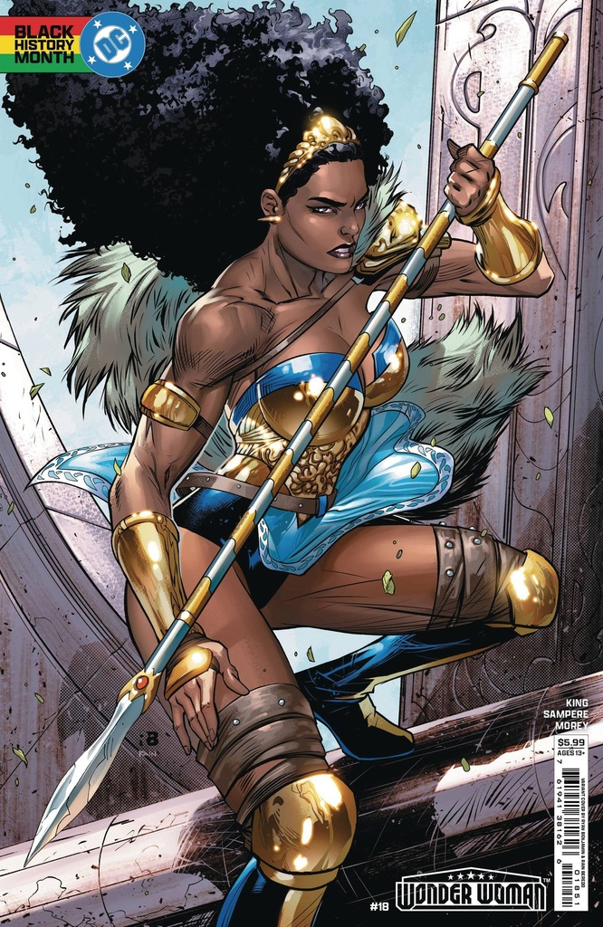 Wonder Woman #18 (Cover D Ryan Benjamin Black History Month Card Stock Variant)