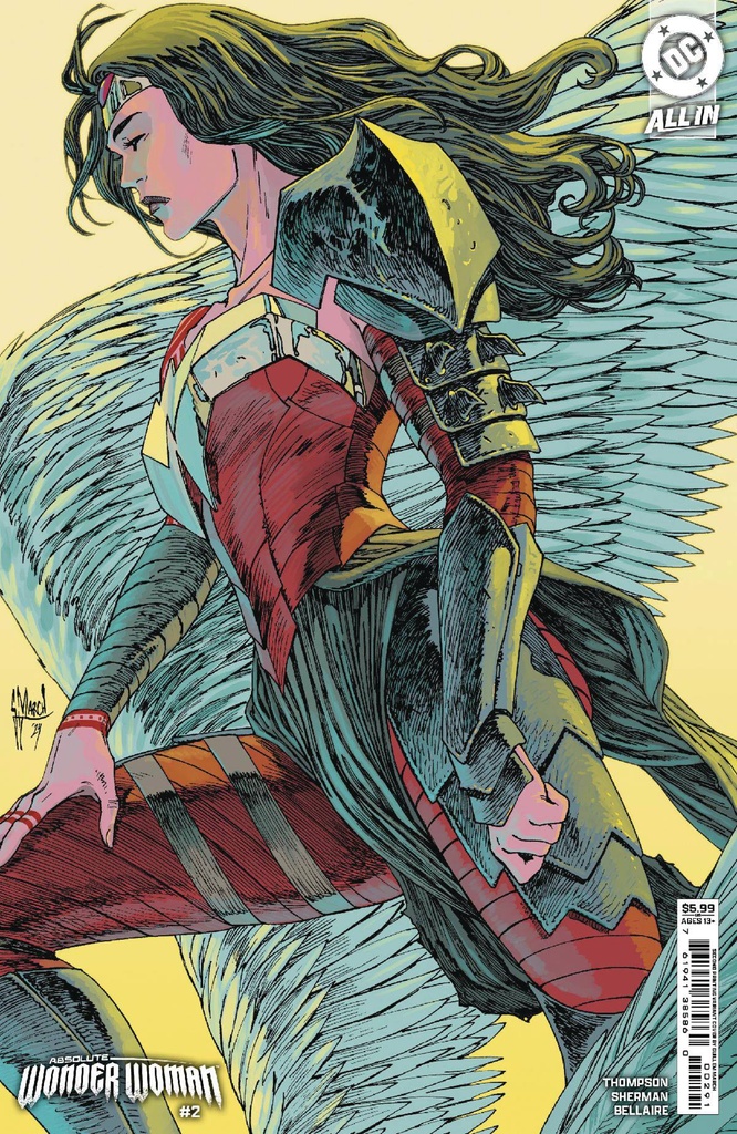 Absolute Wonder Woman #2 (2nd Printing Cover B Guillem March Card Stock Variant)