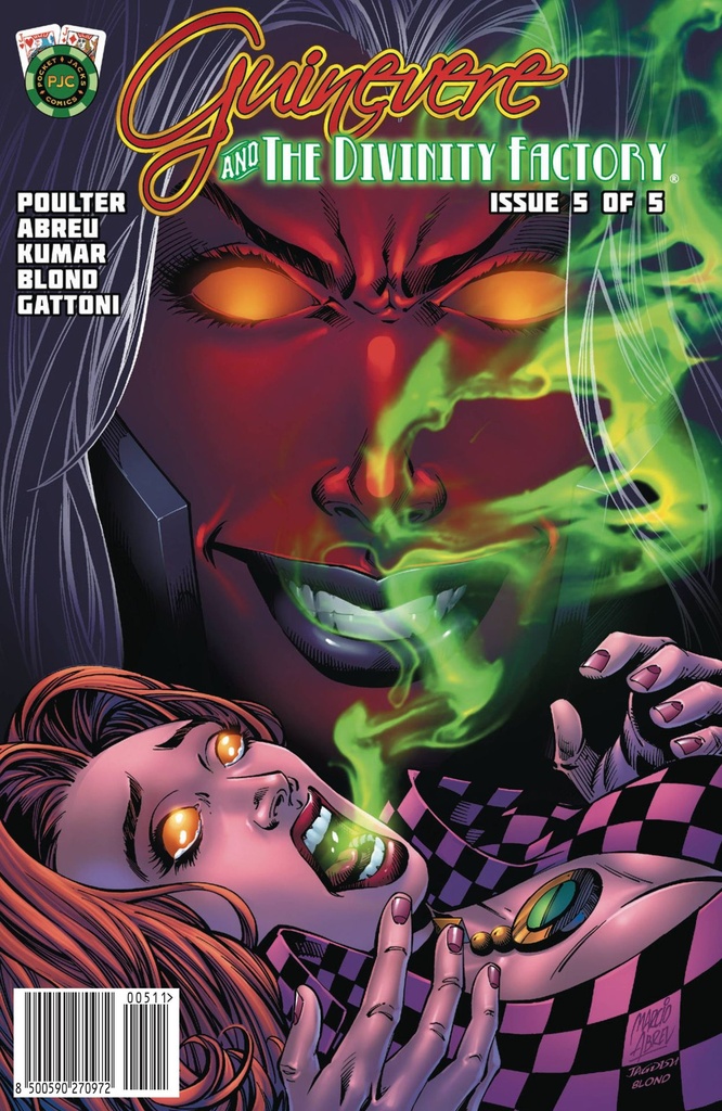 Guinevere and the Divinity Factory #5 (Cover A Marcio Abreu)