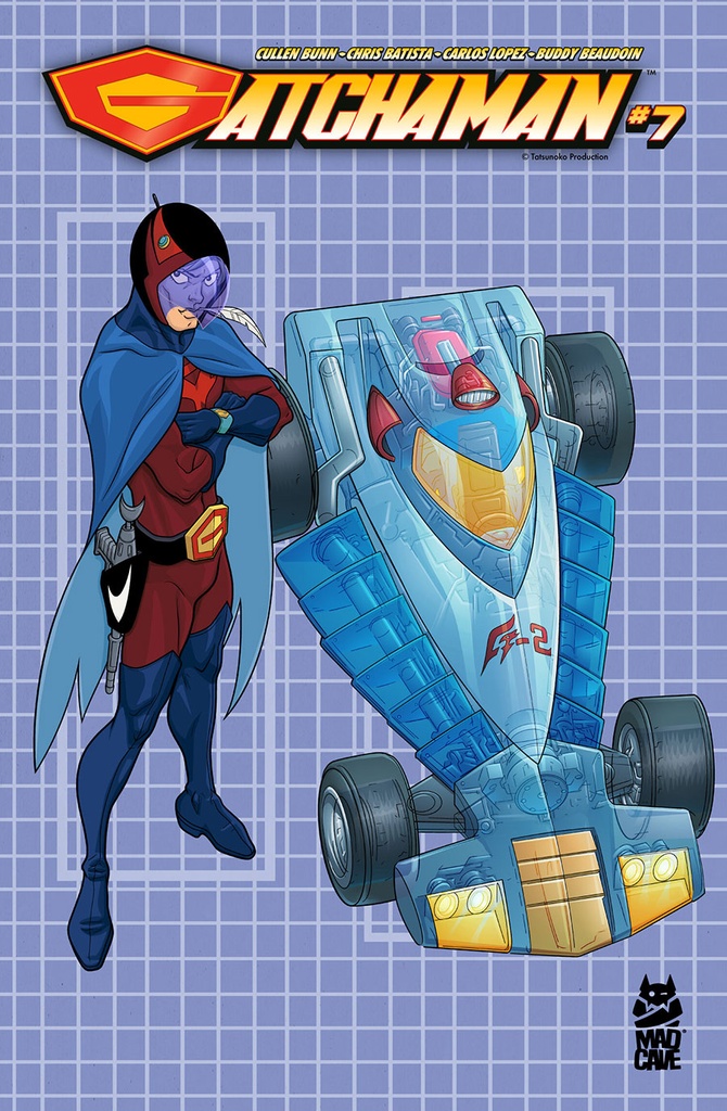 Gatchaman #7 (Cover B Chris Batista Blueprint Joe & G-2 Variant)