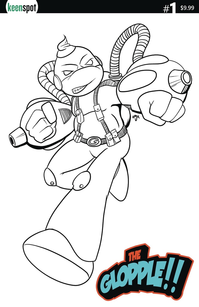 The Glopple #1 (Cover C Matt Chambers Coloring Book Variant)