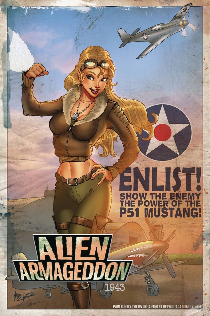 Alien Armageddon: 1944 #3 (Cover A Mike Shampine)