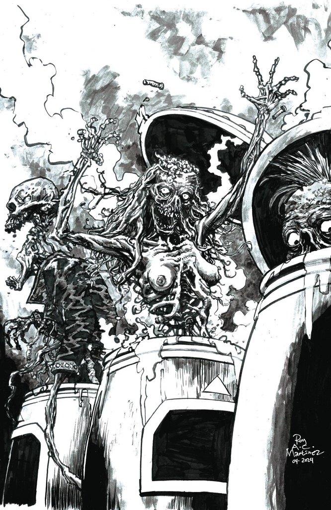 Return of the Living Dead #2 (Cover E Roy Alan Martinez B&W Limited Variant)