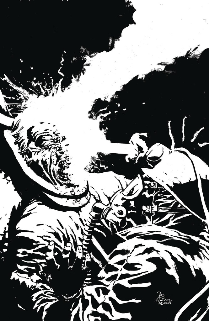 Valentine Bluffs Massacre #4 (Cover E Roy Alan Martinez B&W Limited Virgin Variant)