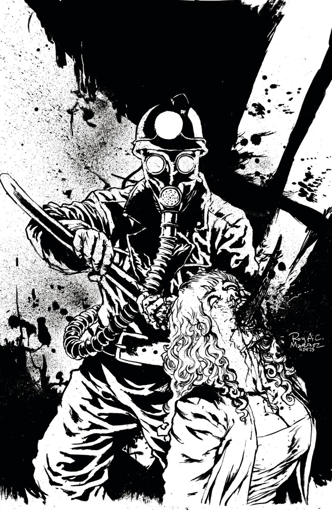 Valentine Bluffs Massacre #2 (Cover E Roy Alan Martinez B&W Limited Virgin Variant)