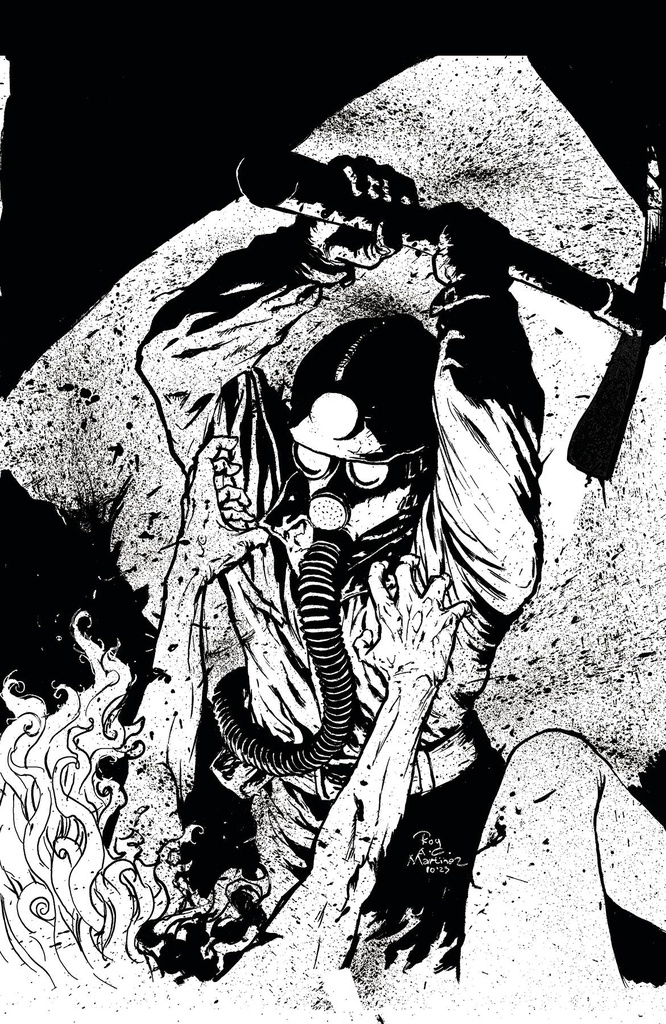 Valentine Bluffs Massacre #1 (Cover E Roy Alan Martinez B&W Limited Virgin Variant)