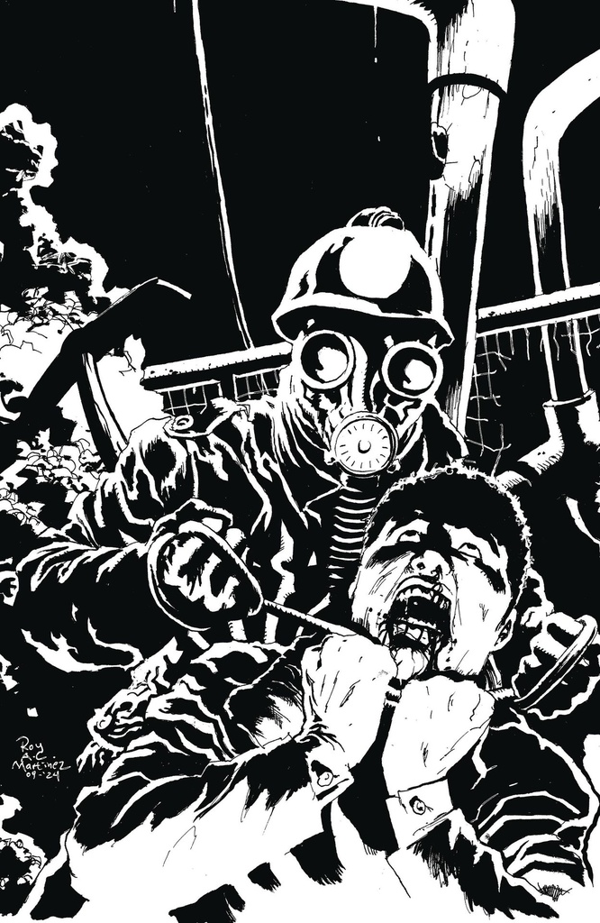 Valentine Bluffs Massacre: Remembrance #1 (Cover E Roy Alan Martinez B&W Limited Virgin Variant)
