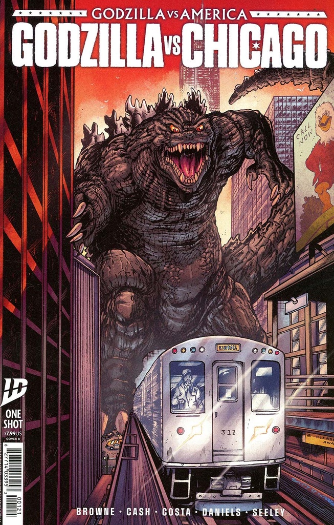 Godzilla vs. America #1 (Chicago Cover B Tim Seeley)