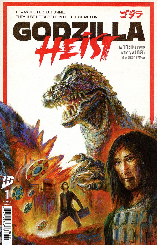 Godzilla: Heist #1 (Cover A Bob Eggleton)